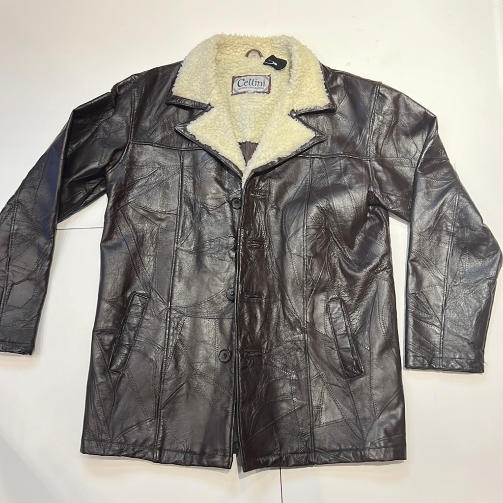 Cellini Genuine Leather Jacket Size L